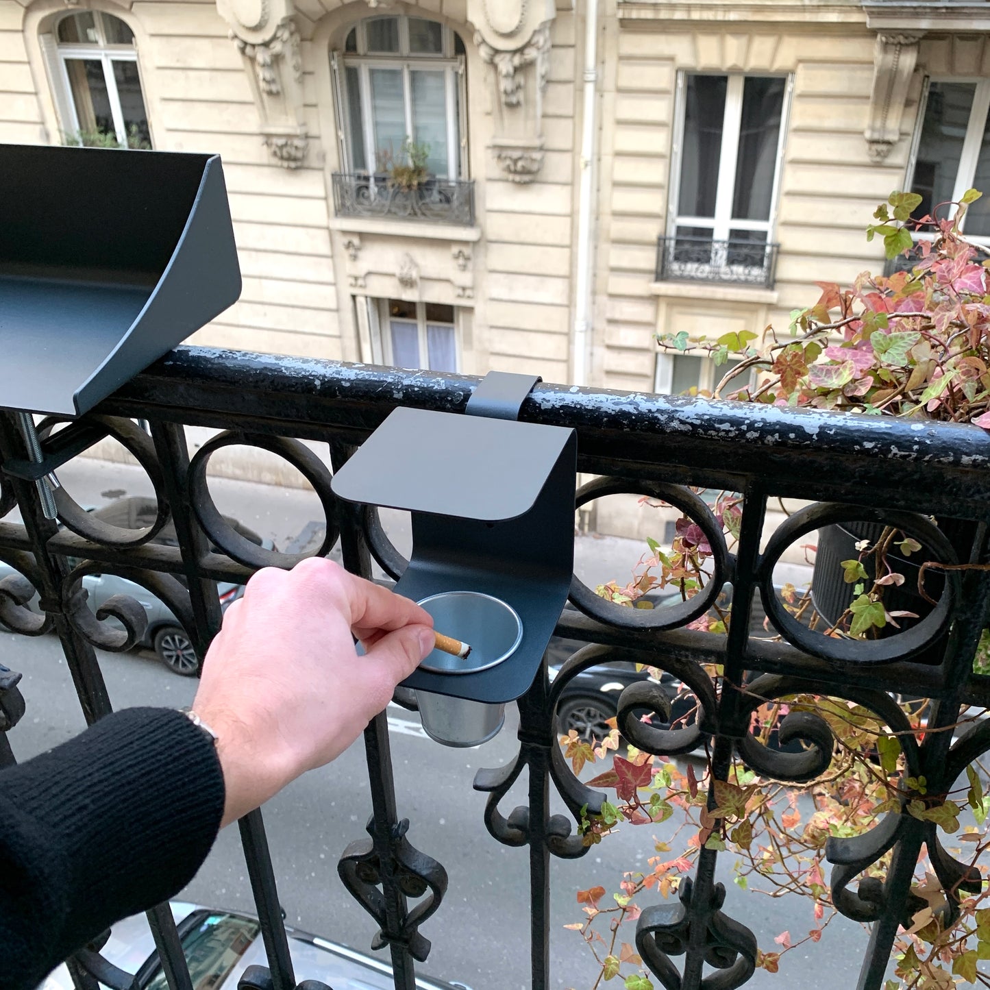 Balcondrier - Cendrier pour balcon