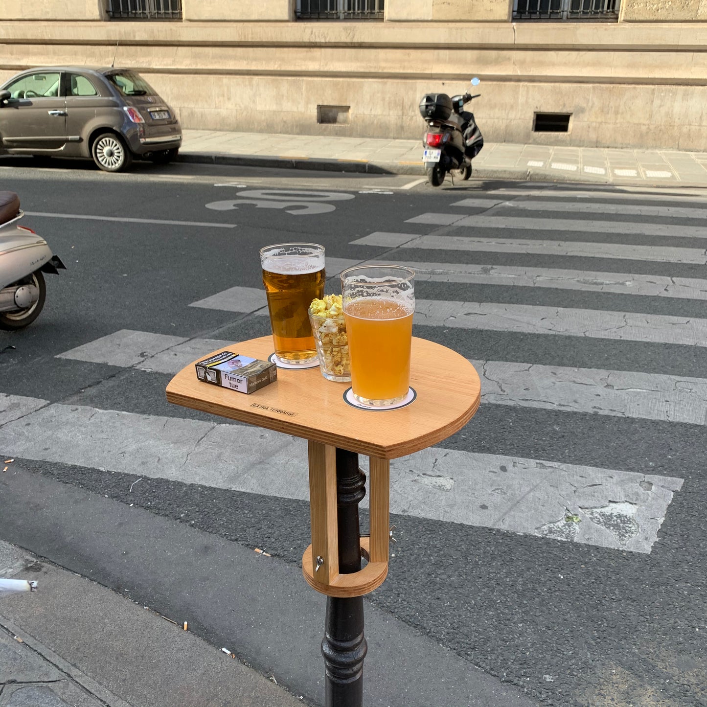 Table pour poteau